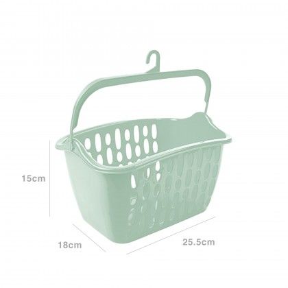 Cesto Plástico para Molas Verde 25.5X18X15cm Cesto Plástico para Molas Verde 25.5X18X15cm