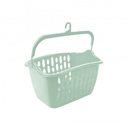 Cesto Plástico para Molas Verde 25.5X18X15cm Cesto Plástico para Molas Verde 25.5X18X15cm