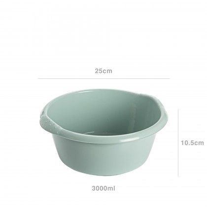 Bacia Plstica Florencia Redonda 3000ml 25X10.5cm