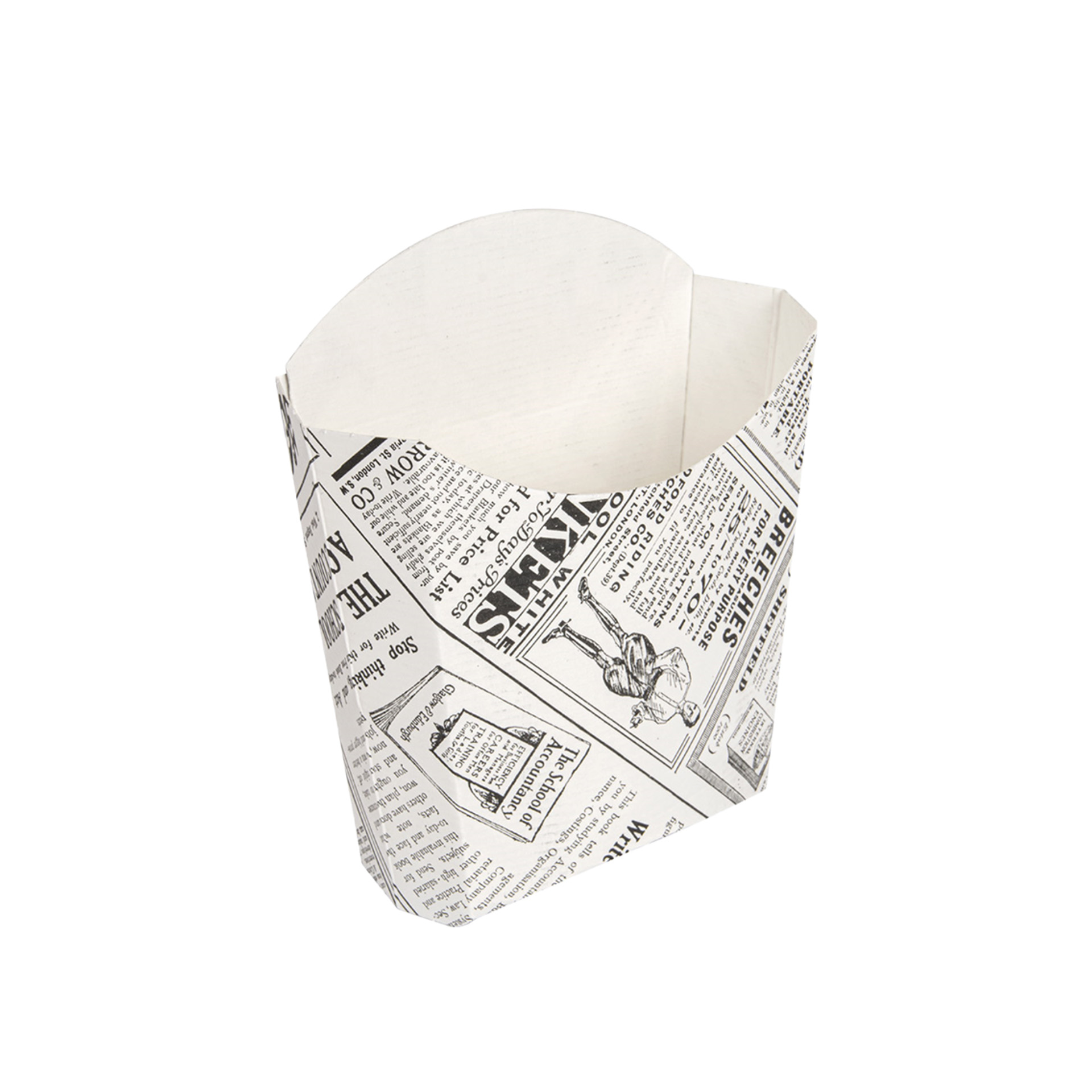 Caixa Batatas Fritas Times 135gr 13X8X13.5cm Pack 200