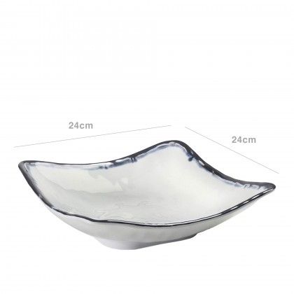 Travessa Melamina Sea Quadrada 24X24cm