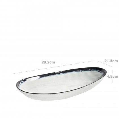 Travessa Melamina Sea Lgrima 28.2X21.4X4.8cm