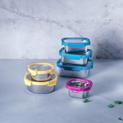 Caixa Hermética Etern Quadrado 1500ml 18.5X18.5X8cm Caixa Hermética Etern Quadrado 1500ml 18.5X18.5X8cm