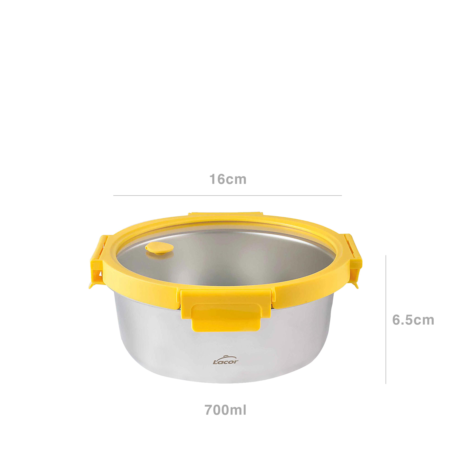 Caixa Hermética Etern Redondo 700ml 16X6.5cm