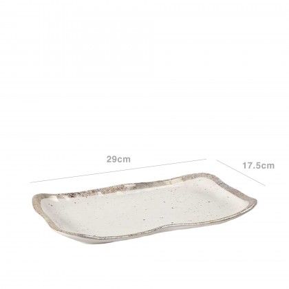 Travessa Melamina Earth Retangular 29X17.5X3cm