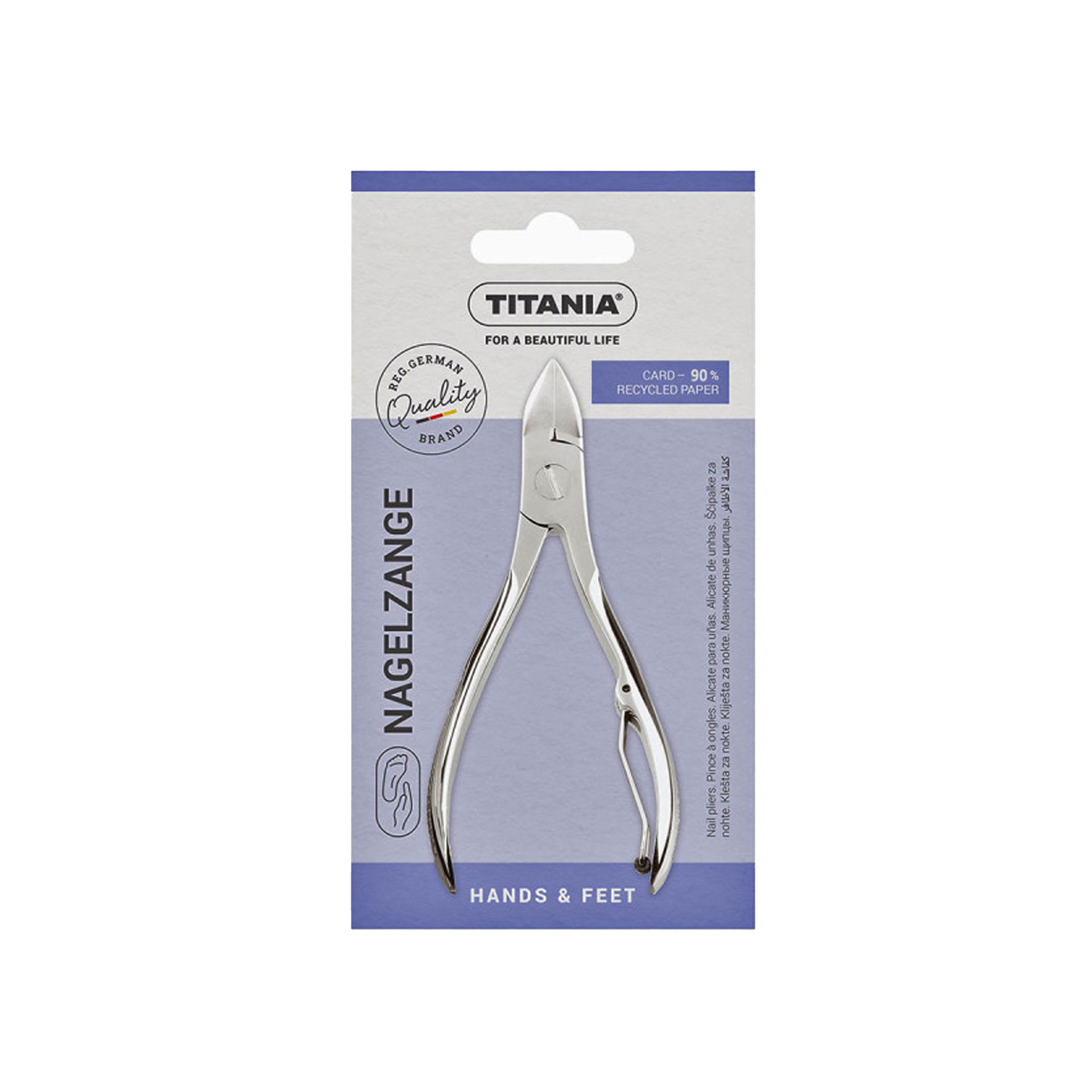 Alicate Unhas / Cutículas Titania 10cm