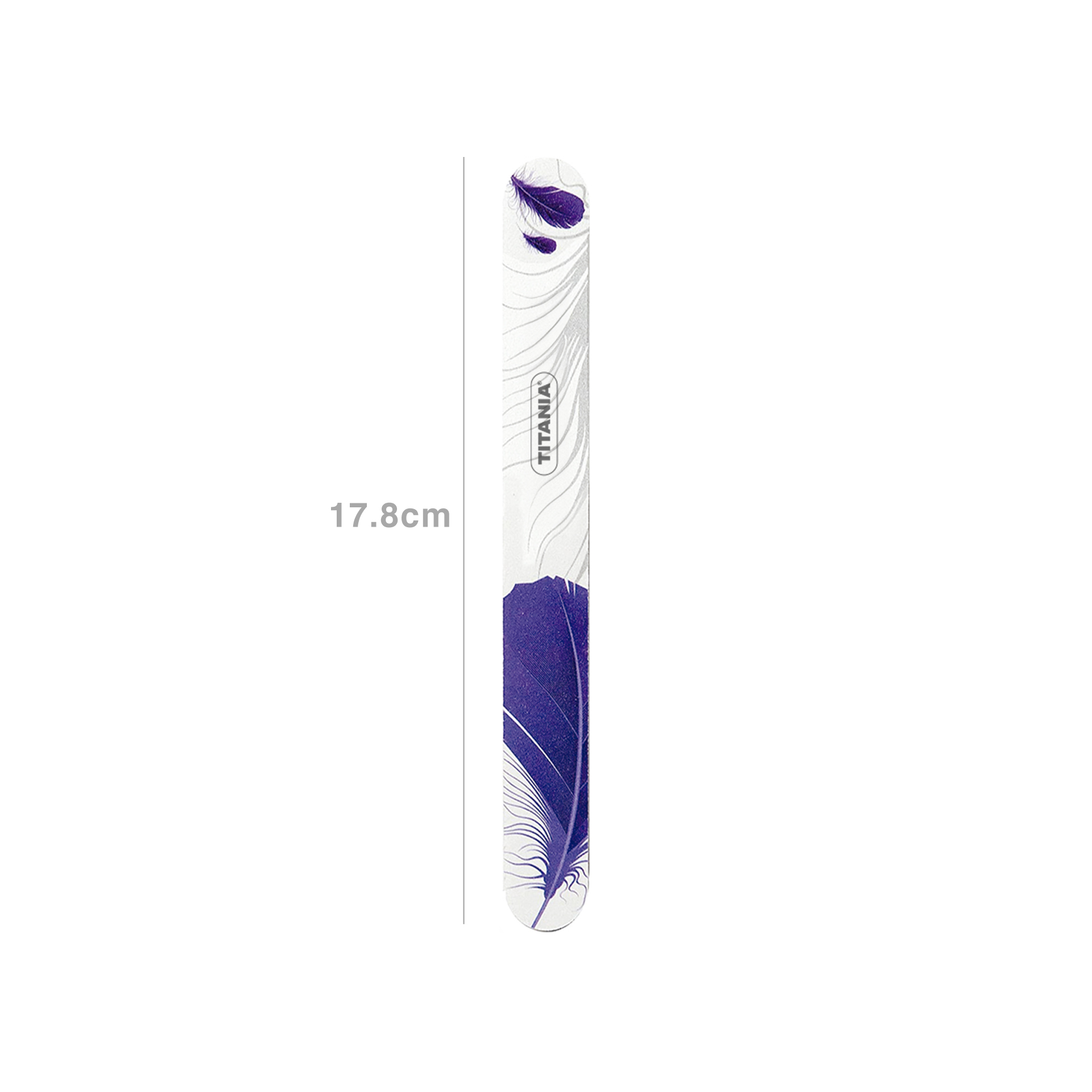 Lima Unhas Cartão Titania Pluma 17.8cm