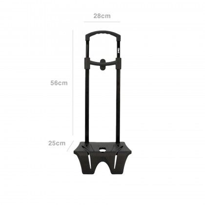 Trolley para Mochila Ghuts Preto 28X56X25cm