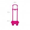 Trolley para Mochila Ghuts Rosa 28X56X25cm