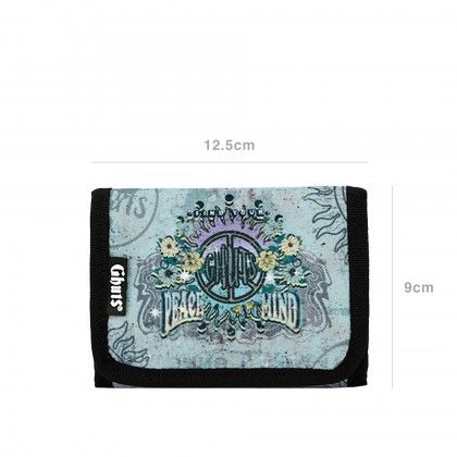 Carteira Velcro Ghuts Peace Mind 12.5X9X1.5cm