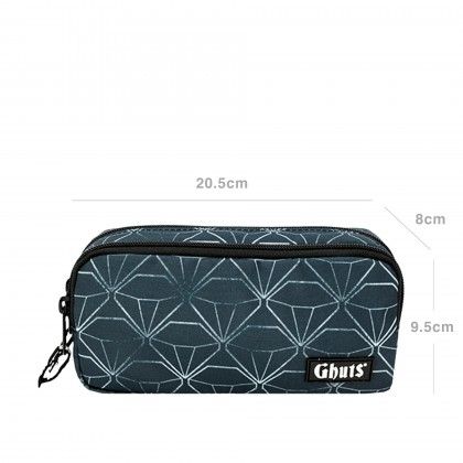 Estojo Duplo Ghuts Black Diamonds 20.5X9.5X8cm Estojo Duplo Ghuts Black Diamonds 20.5X9.5X8cm