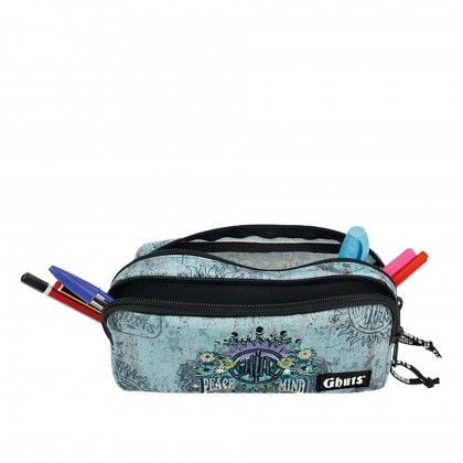 Estojo Duplo Ghuts Peace Mind 20.5X9.5X8cm Estojo Duplo Ghuts Peace Mind 20.5X9.5X8cm