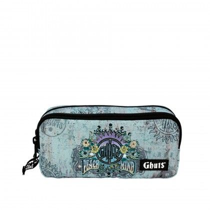 Estojo Duplo Ghuts Peace Mind 20.5X9.5X8cm Estojo Duplo Ghuts Peace Mind 20.5X9.5X8cm