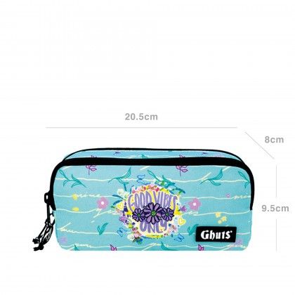 Estojo Duplo Ghuts Pansies 20.5X9.5X8cm Estojo Duplo Ghuts Pansies 20.5X9.5X8cm