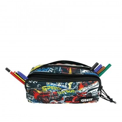 Estojo Duplo Ghuts Raceroad 20.5X9.5X8cm Estojo Duplo Ghuts Raceroad 20.5X9.5X8cm