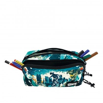 Estojo Duplo Ghuts Skate Life 20.5X9.5X8cm Estojo Duplo Ghuts Skate Life 20.5X9.5X8cm