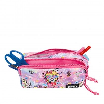 Estojo Duplo Ghuts Pop Girl 20.5X9.5X8cm