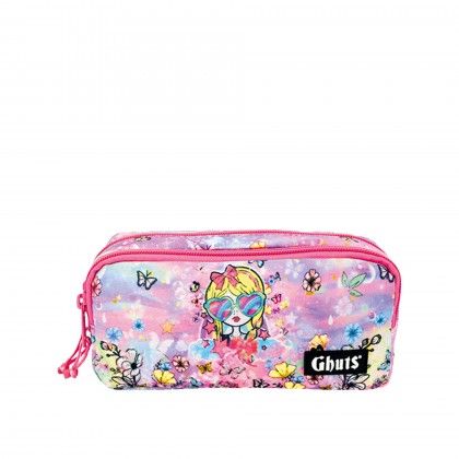 Estojo Duplo Ghuts Pop Girl 20.5X9.5X8cm