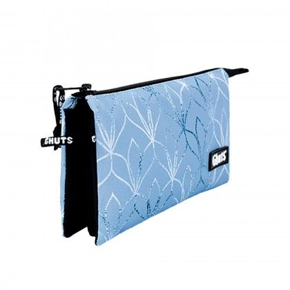 Estojo Triplo Ghuts Blue Lily 22.5X12X4cm Estojo Triplo Ghuts Blue Lily 22.5X12X4cm