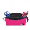 Estojo Triplo Ghuts Hot Pink 22.5X12X4cm Estojo Triplo Ghuts Hot Pink 22.5X12X4cm