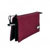 Estojo Triplo Ghuts Mauve Red 22.5X12X4cm Estojo Triplo Ghuts Mauve Red 22.5X12X4cm
