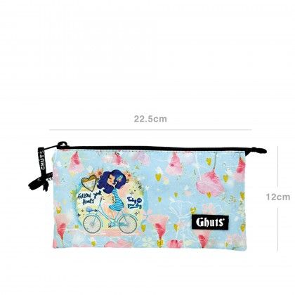 Estojo Triplo Ghuts Springride 22.5X12X4cm Estojo Triplo Ghuts Springride 22.5X12X4cm