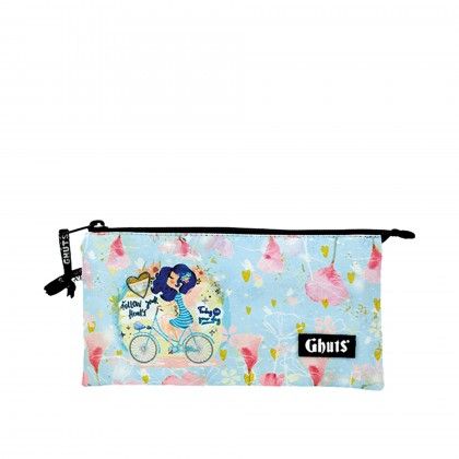 Estojo Triplo Ghuts Springride 22.5X12X4cm Estojo Triplo Ghuts Springride 22.5X12X4cm