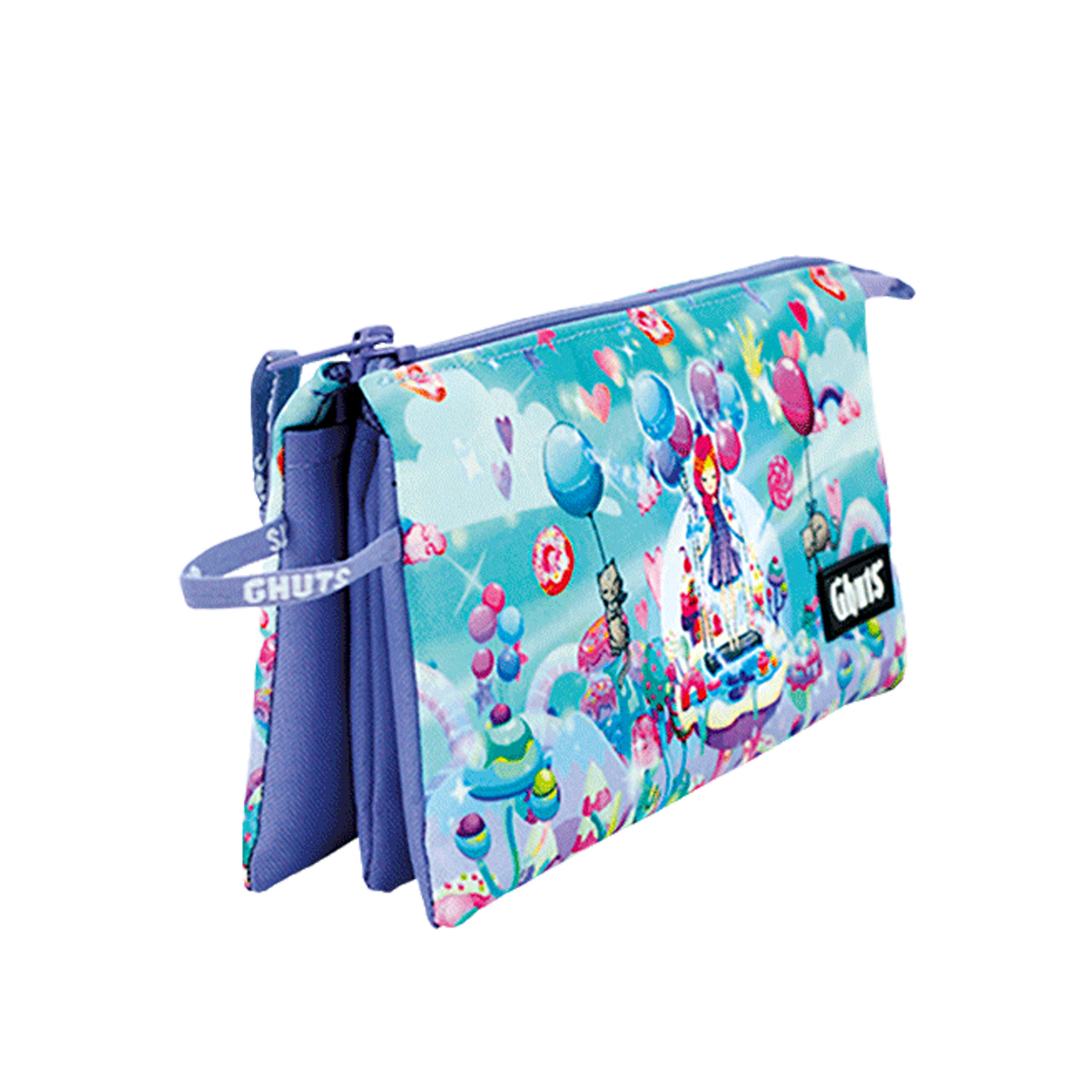 Estojo Triplo Ghuts Candyland 22.5X12X4cm