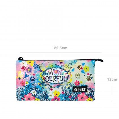 Estojo Triplo Ghuts Wonderful 22.5X12X4cm Estojo Triplo Ghuts Wonderful 22.5X12X4cm