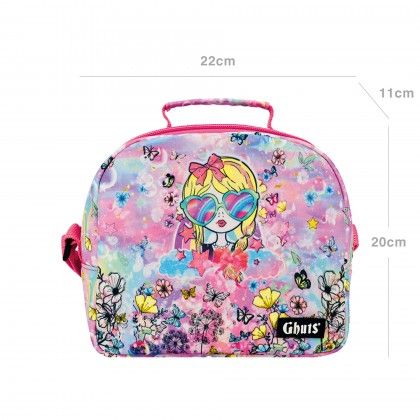 Lancheira Pequena Ghuts Pop Girl 22X20X11cm