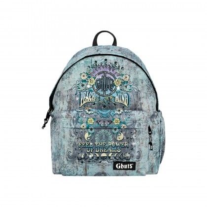 Mochila Clássica Portátil Ghuts Peace Mind 32.5X41X14.5cm Mochila Clássica Portátil Ghuts Peace Mind 32.5X41X14.5cm