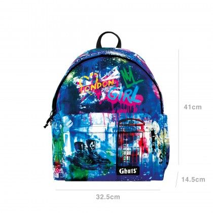 Mochila Cl�ssica Port�til Ghuts Uk Girl 32.5X41X14.5cm