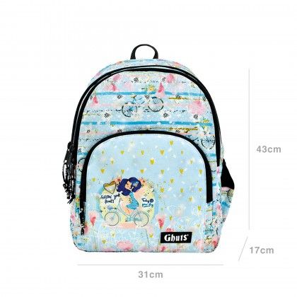Mochila Escolar Ghuts Springride 31X43X17cm