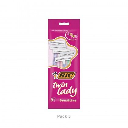 Lmina Depiladora Descartvel Bic Twin Lady Pack 5