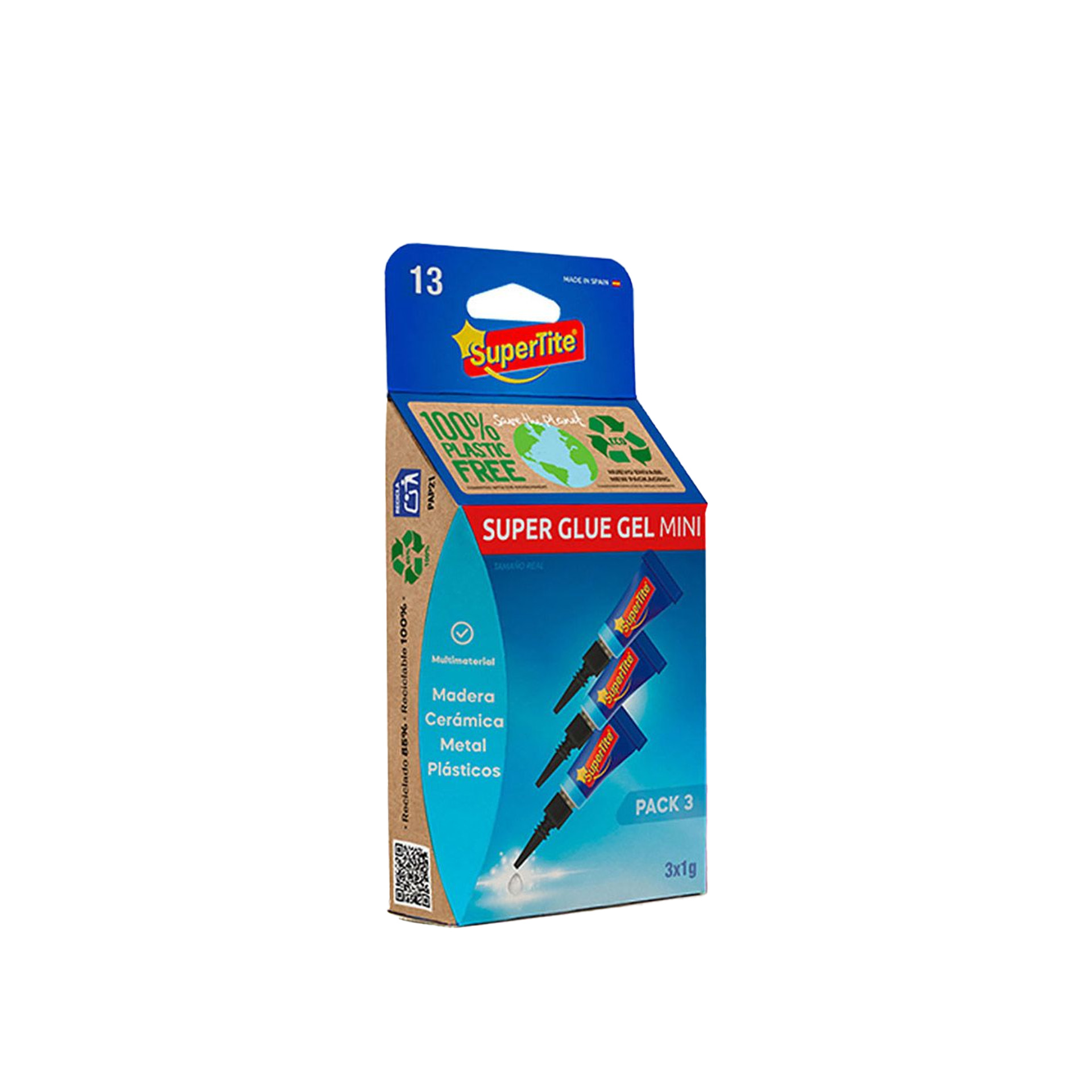 Cola Instantânea Supertite Gel Mini Tubo 3X1gr