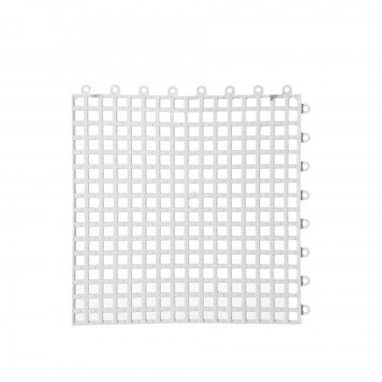 Tapete Bar Antiderrapante Branco 30X30cmX8mm Pack 4