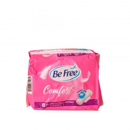 Pensos Higinicos Be Free Comfort Plus Pack 8