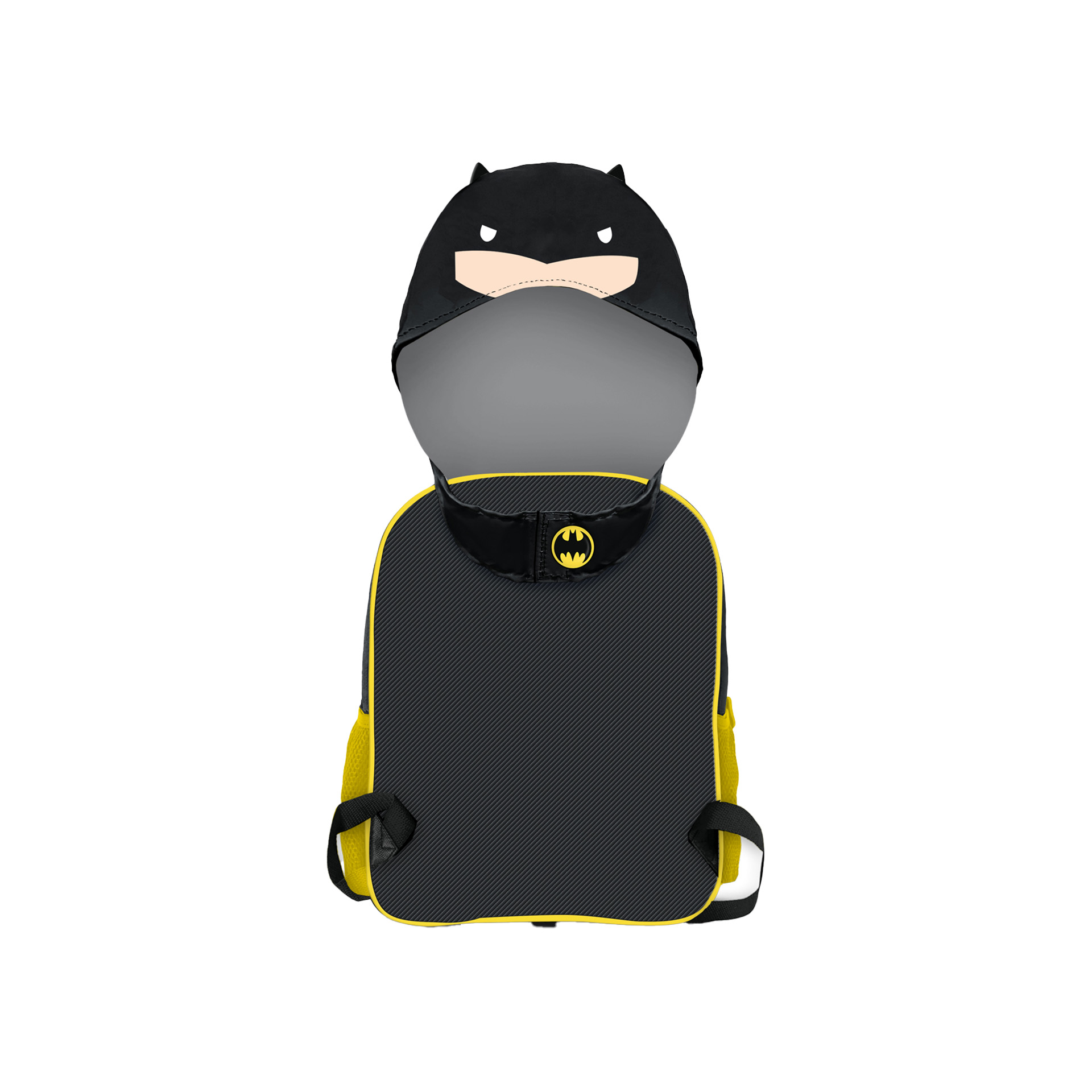 Mochila Infantil com Capuz Batman 26X31X11cm