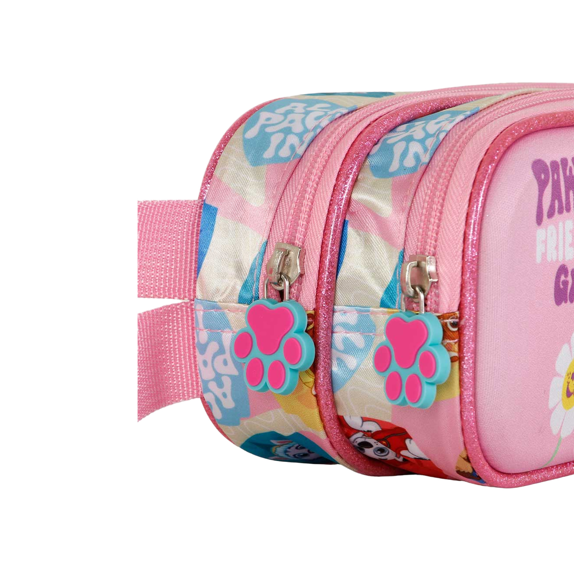 Estojo Escolar Duplo Patrulha Pata 3D 22X9.5X8cm