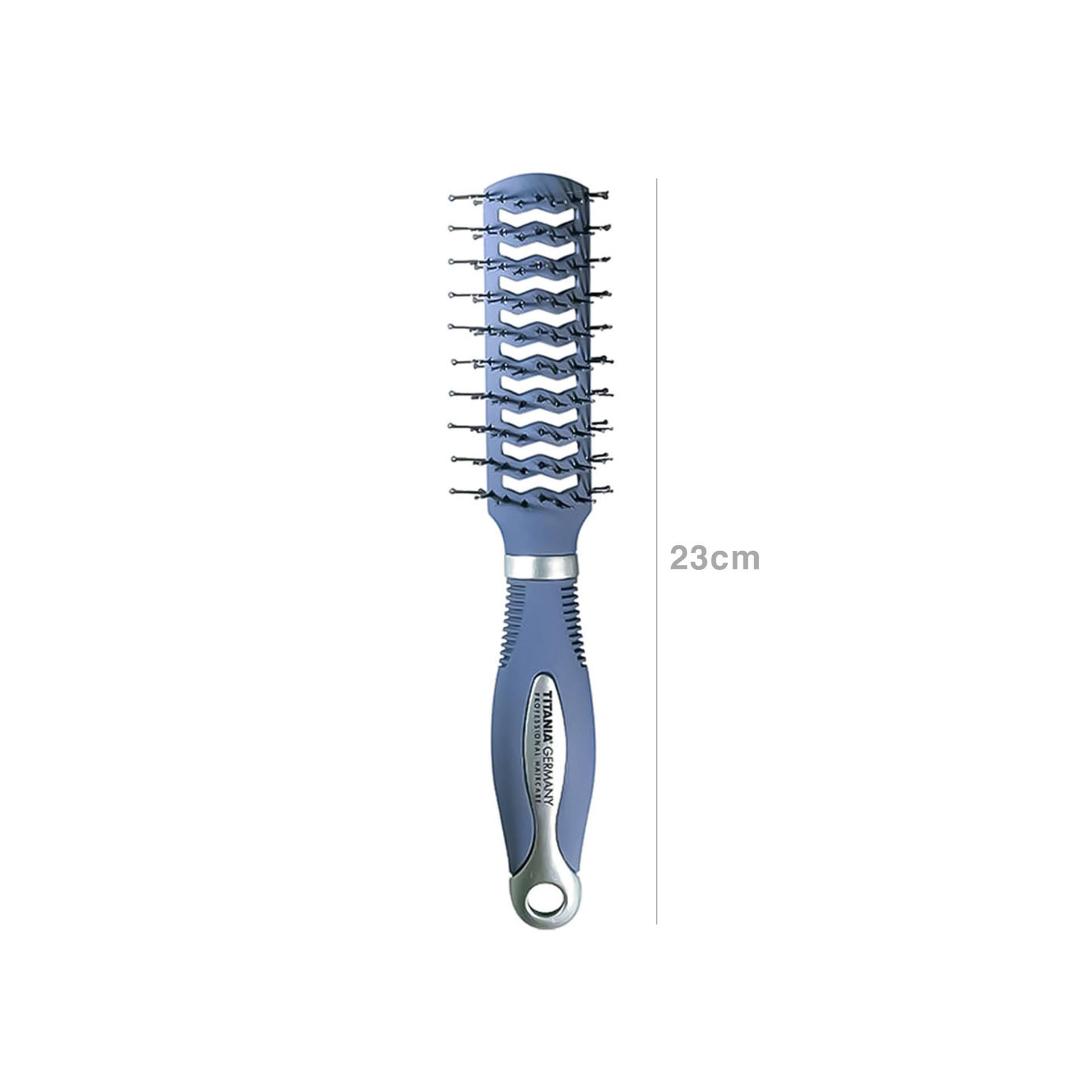 Escova Cabelo Titania Azul 23cm