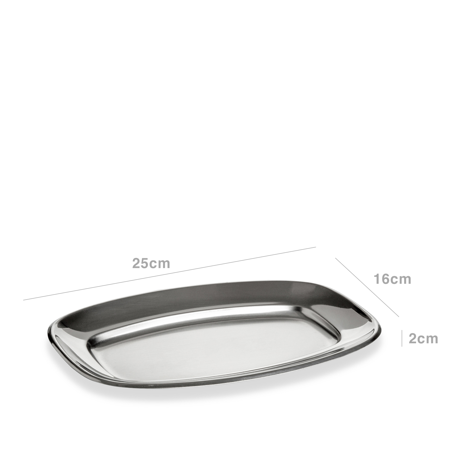 Travessa Inox Cookware 25X16X2cm