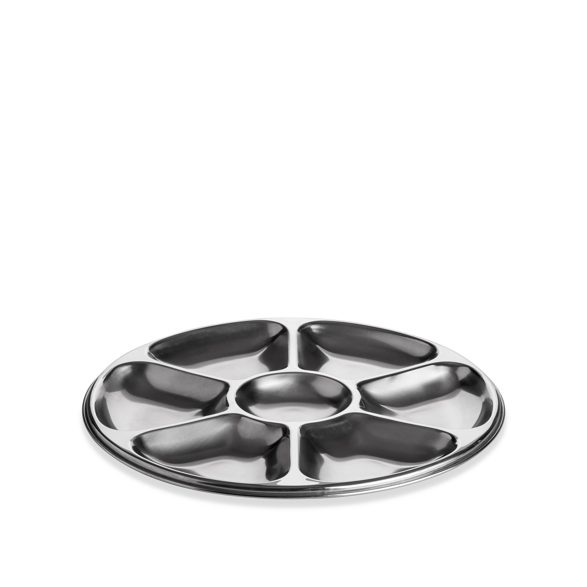 Travessa Buffet Inox Cookware 7 Divisões 31X2cm
