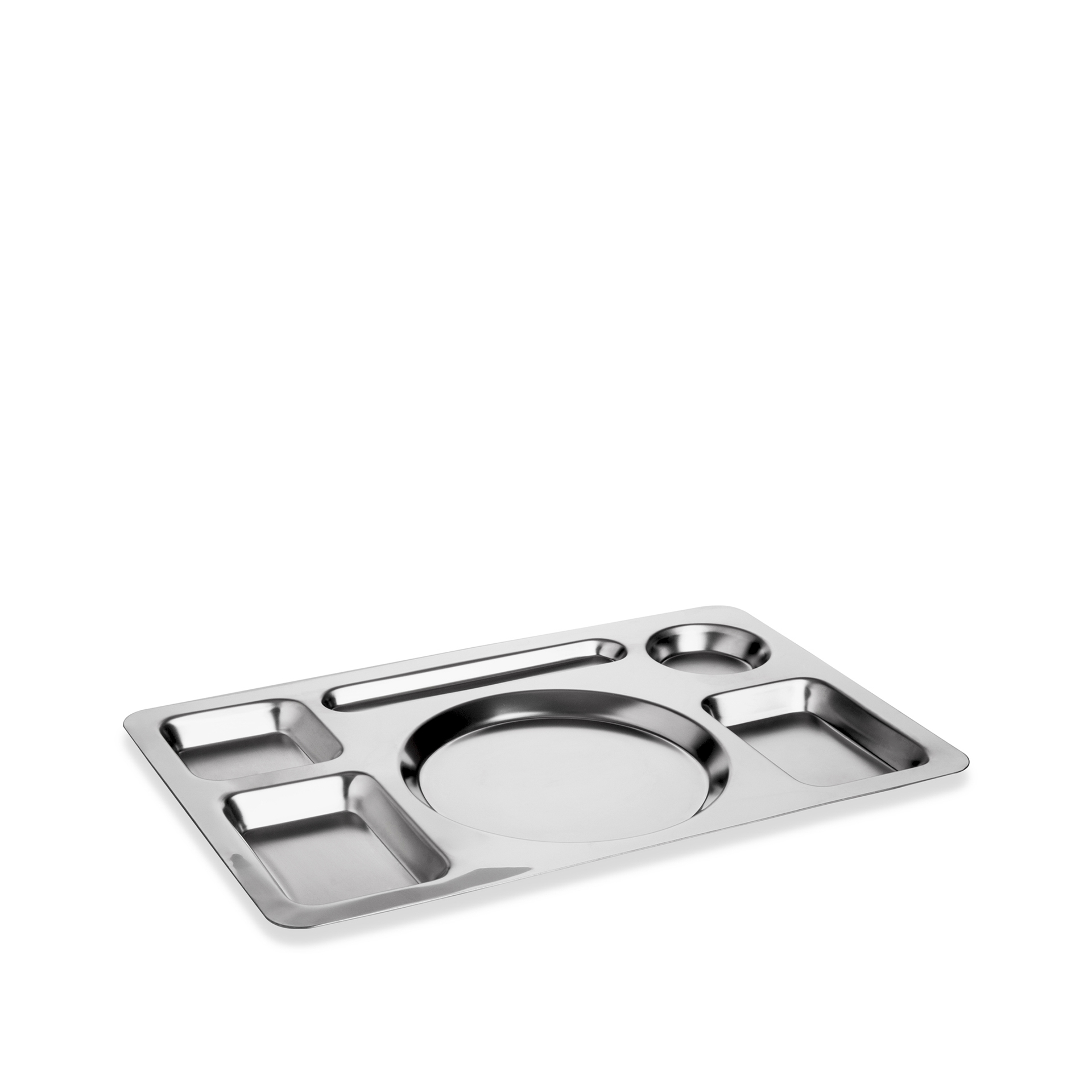 Travessa Buffet Inox Cookware 6 Divisões 45.5X28.5X2cm