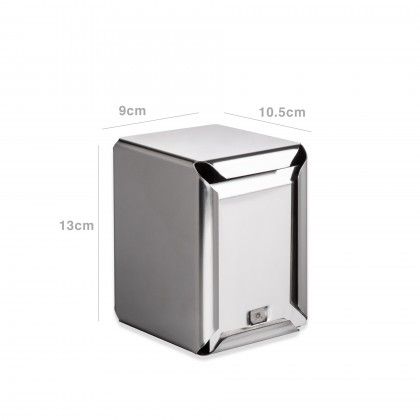 Suporte Guardanapos L Inox Gourmet 13X10.5X9cm