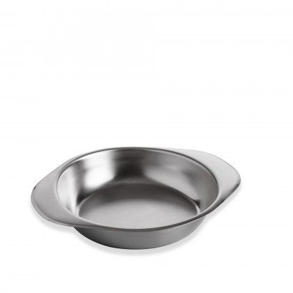Prato Inox Gourmet Fundo com Asas 22X27X4.5cm