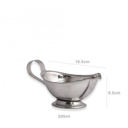 Molheira Inox Gourmet 200ml 18.5X9X9.5cm