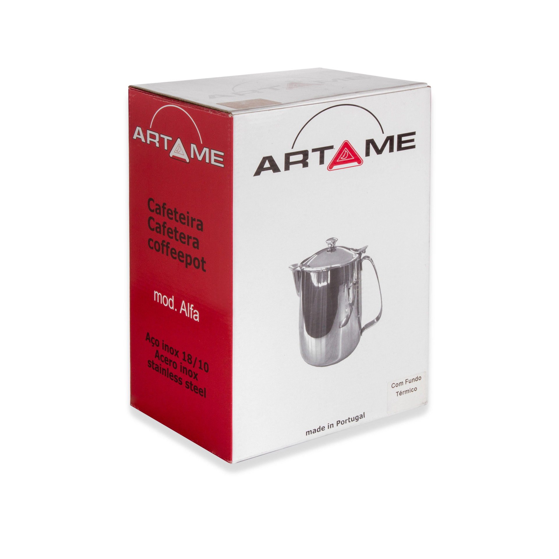 Cafeteira Inox Alfa com Fundo Térmico Redondo 2L 13.3X17cm