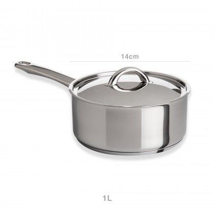 Caarola Inox Charm com Cabo N14 1L 14cm