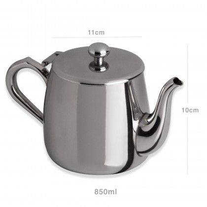 Bule Inox Algarve Redondo N3 850ml 11X10cm