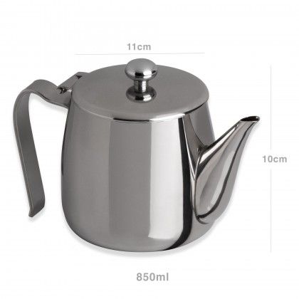 Bule Inox Riviera Redondo N3 850ml 11X10cm